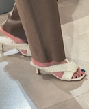 Giày BV Riva Intrecciato Mules 5 cm