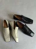 Giày BV Ventura Intrecciato Loafers