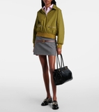 Túi P/ra/da Bonnie Large Leather Handbag