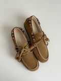 Giày M/iu M/iu Suede Tassel Loafers