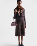 Túi P/ra/da Bonnie Medium Leather Handbag