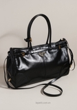 Túi P/ra/da Bonnie Large Leather Handbag