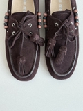 Giày M/iu M/iu Suede Tassel Loafers