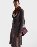 Túi P/ra/da Bonnie Medium Leather Handbag