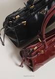 Túi P/ra/da Bonnie Large Leather Handbag