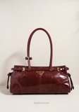 Túi P/ra/da Bonnie Medium Leather Handbag