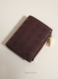 [ORDER 2 - 3 TUẦN] Ví BV Small Intrecciato Bi-fold Zip Wallet