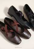 Giày The R*o*w Cross Strap Ballet Flats