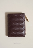 [ORDER 2 - 3 TUẦN] Ví BV Small Intrecciato Bi-fold Zip Wallet