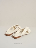 [ORDER 2 - 3 TUẦN] Dép BV Riva Intrecciato Mule Flats