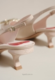 Giày Ro/ger Vi/vi/er Virgule Slingback Pumps