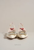 Giày Ro/ger Vi/vi/er Virgule Slingback Pumps