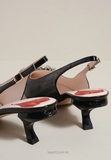 Giày Ro/ger Vi/vi/er Virgule Slingback Pumps