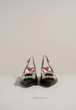 Giày Ro/ger Vi/vi/er Virgule Slingback Pumps