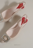 Giày Ro/ger Vi/vi/er Virgule Slingback Pumps
