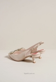 Giày Ro/ger Vi/vi/er Virgule Slingback Pumps