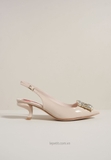 Giày Ro/ger Vi/vi/er Virgule Slingback Pumps