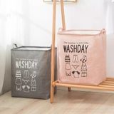 Giỏ đựng đồ giặt chữ nhật miệng rút Washday - HO1847