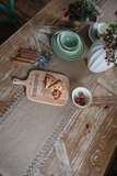 Khăn trải bàn table runner cói đay nâu 36x140 / 30x220 cm