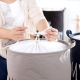 Giỏ đựng đồ giặt tròn miệng rút My Laundry