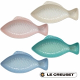 Bộ 3 dĩa sứ hình cá Le Creuset