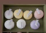 Nến thơm hình bánh macaron