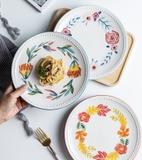 Chén & dĩa sứ hoa bốn mùa
