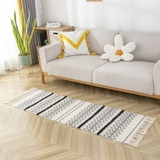 Thảm trải sàn tua rua trang trí phong cách Bắc Âu 60x90 / 60x180 cm