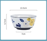 Chén & dĩa sứ hoa bốn mùa