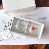 Bộ 2 ly thủy tinh Benedire T'amo - HO1749