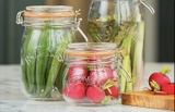 Hũ thủy tinh Kilner Clip Top Jar tròn nắp cài 0.5/1/1.5/2/3 lít