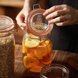 Hũ thủy tinh Kilner Clip Top Jar tròn nắp cài 0.5/1/1.5/2/3 lít