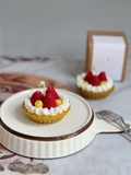 Nến thơm hình bánh tart dâu