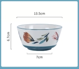 Chén & dĩa sứ hoa bốn mùa