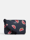 Ví C*oach Medium Zip Corner Wristlet