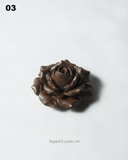 Hoa gốm xông trầm size XS đường kính 5.5 - 6.5 cm - HO1969