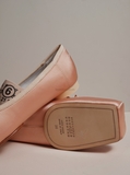 Giày Mai*son Mar*gie*la MM6 Logo Strap Ballet Flats