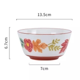 Chén & dĩa sứ hoa bốn mùa