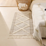 Thảm trải sàn tua rua trang trí phong cách Bắc Âu 60x90 / 60x180 cm