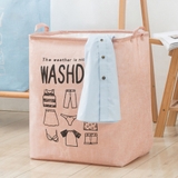 Giỏ đựng đồ giặt chữ nhật miệng rút Washday - HO1847