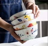Chén & dĩa sứ hoa bốn mùa