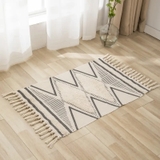 Thảm trải sàn tua rua trang trí phong cách Bắc Âu 60x90 / 60x180 cm