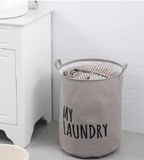 Giỏ đựng đồ giặt tròn miệng rút My Laundry