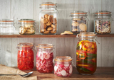 Hũ thủy tinh Kilner Clip Top Jar tròn nắp cài 0.5/1/1.5/2/3 lít