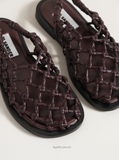 Giày Jil Sander Woven Slingback Sandals