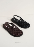 Giày Jil Sander Woven Slingback Sandals