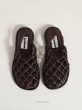 Giày Jil Sander Woven Slingback Sandals