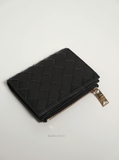 Ví BV Small Intrecciato Bi-fold Zip Wallet