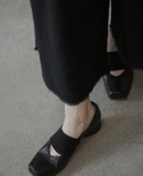 Giày Uma Wang Single Band Ballet Pumps