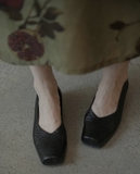 Giày Uma Wang Single Band Ballet Pumps